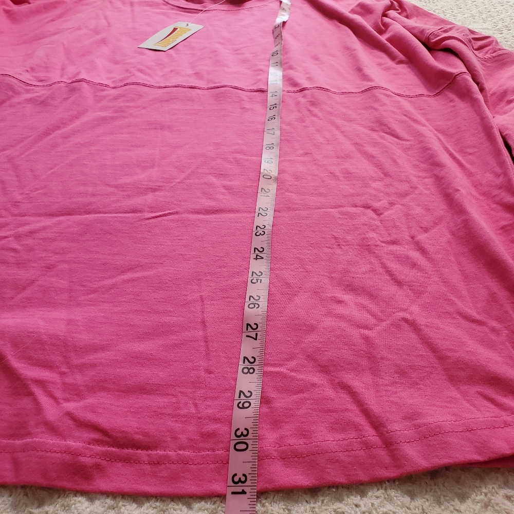Womens fuchsia pink oversized Pennant sportswear Arlington sweatshirt sweater - Picture 9 of 16